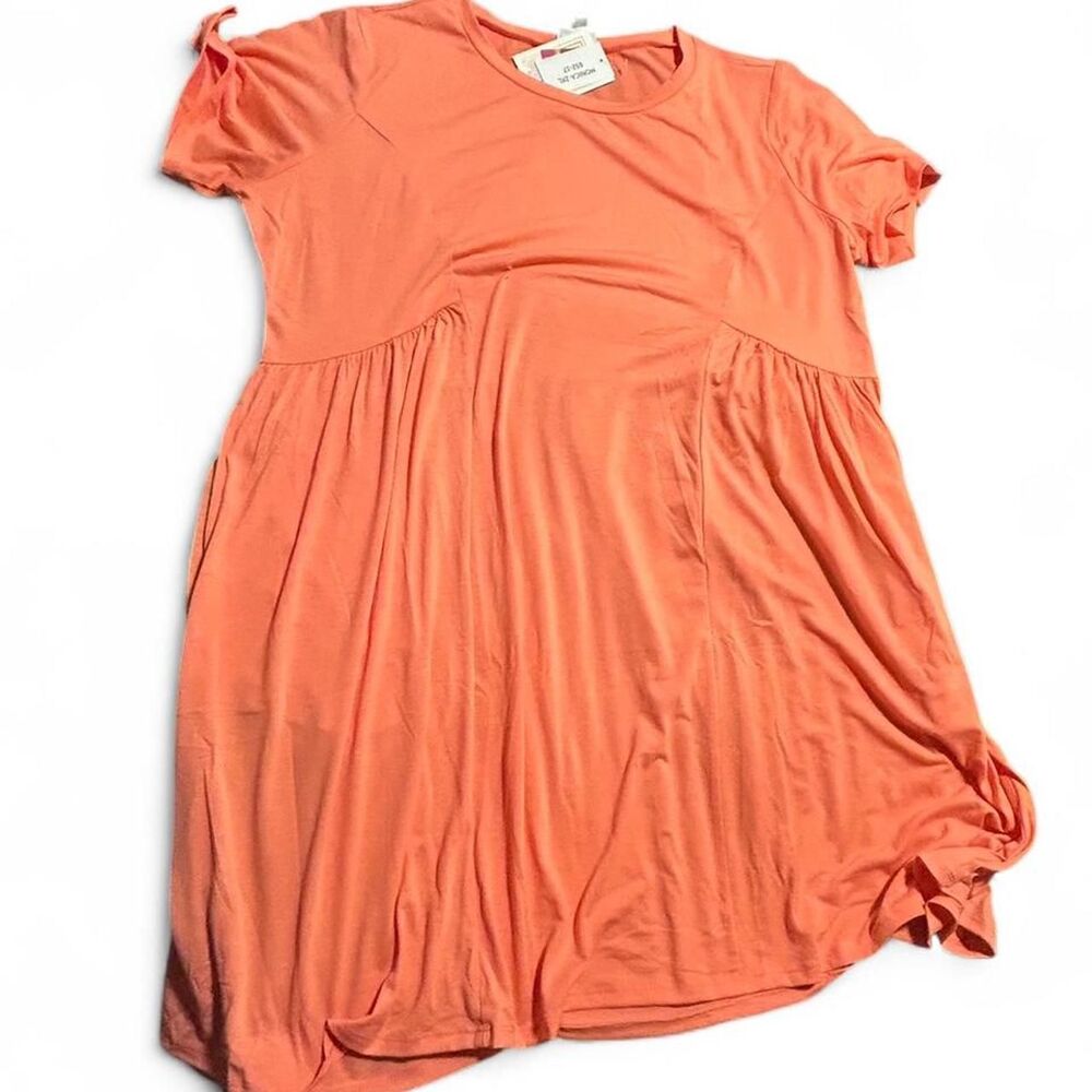 Lularoe Women's Orange and Pink Dress